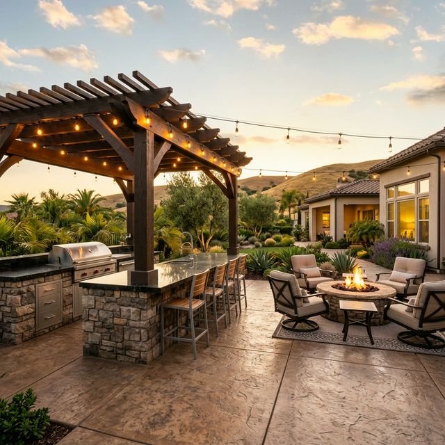 Luxury Outdoor Living Space